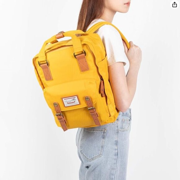 NWOT Doughnut Macaroon 16L Backpack — Mustard - Picture 8 of 8